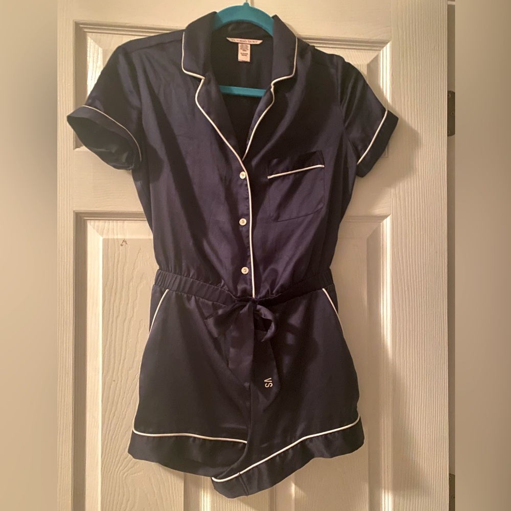 Victoria’s Secret satin silky pajama sleep romper